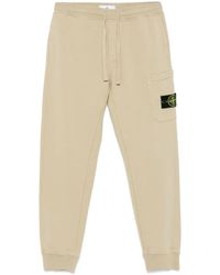 Stone Island - Jogginghose Mit Kompass-Patch - Lyst