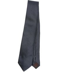 Canali - Geometrisch Gemusterte Seidenkrawatte - Lyst
