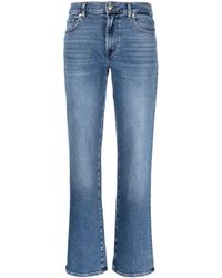 7 For All Mankind - Ellie Straight-leg Mid-rise Jeans - Lyst