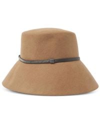 Peserico - Beaded-Band Felt Hat - Lyst