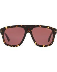 Tom Ford - Tortoiseshell-effect Oversize-frame Sunglasses - Lyst