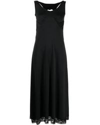 Natasha Zinko - Cut-Out Detail Ruched A-Line Dress - Lyst