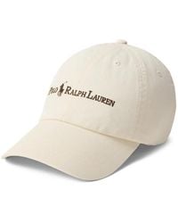 Polo Ralph Lauren - Pony-Embroidered Cotton-Twill Cap - Lyst