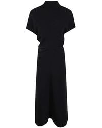 DR. HOPE - Maxi-Jurk Met Gedrapeerd Detail - Lyst