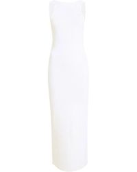 KHAITE - The Media Midikleid Mit Neckholder - Lyst