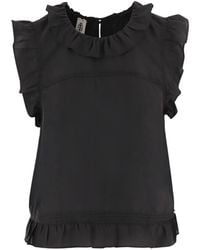 THE GARMENT - Ruffled Silk Top - Lyst