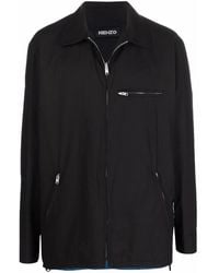 KENZO - Wendbare Jacke Mit Flammen-Print - Lyst