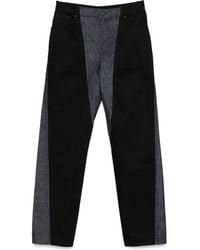 Mugler - バイカラー ストレートジーンズ - Lyst