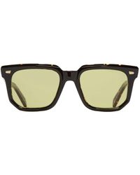 Cutler and Gross - Occhiali Da Sole Con Effetto Tartarugato - Lyst