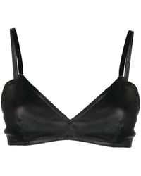 The Mannei - Sierra Leather Cropped Tank Top - Lyst
