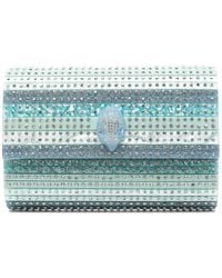 Kurt Geiger - Eagle Crystal-Embellished Clutch Bag - Lyst