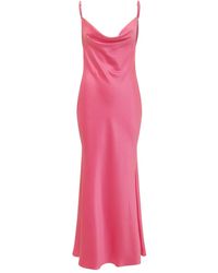 ACTUALEE - Vestido Con Detalle De Cadena - Lyst