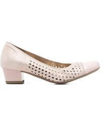 Ara - Pumps Traforate Con Punta A Contrasto - Lyst