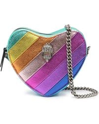 Kurt Geiger - Kensington Heart Leather Crossbody Bag - Lyst