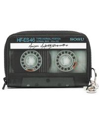 Maison Mihara Yasuhiro - Graphic-Print Leather Wallet - Lyst