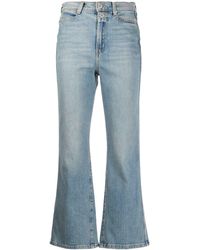 PROENZA SCHOULER WHITE LABEL Jean crop évasé - Bleu