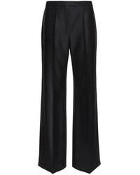 Magda Butrym - Tuxedo-Stripe Straight-Leg Trousers - Lyst