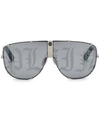 Philipp Plein - Stud Pilot-Frame Sunglasses - Lyst