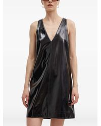 HUGO - Vestido a paneles con cuello en V - Lyst