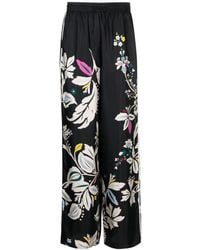 Dorothee Schumacher - Floral-print Silk Drawstring Trousers - Lyst
