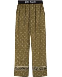Palm Angels - Gerade Hose mit Paisleymuster - Lyst