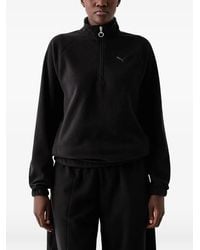 PUMA - Her Winterised Half-Zip Crew Sweatshirt - Lyst