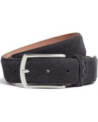 ZEGNA - Ceinture En Daim À Boucle - Lyst