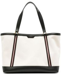 Bally - Code Canvas Tote Bag - Lyst