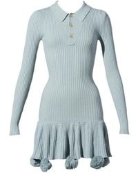 Conner Ives - Robe En Maille Côtelée À Pompons - Lyst