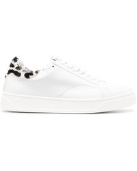 Lanvin - Ddb0 Leather Sneakers - Lyst