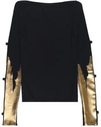 Tom Ford - Long-Sleeve Cut-Out Knitted Top - Lyst