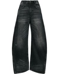 JNBY - Side-stripe Wide-leg Jeans - Lyst