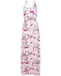 Amir Slama - Abstract-Print Maxi Dress - Lyst