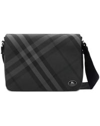 Burberry - Kuriertasche Mit Karomuster - Lyst