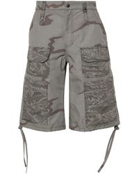 Marine Serre - Shorts mit Camouflage-Print - Lyst