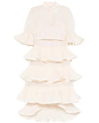 Zimmermann - Kleid Im Layering-Look - Lyst