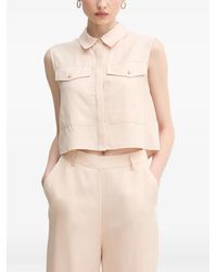 GAUDI - Polo-Collar Chest-Pocket Shirt - Lyst