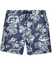 Commas - Floral-Print Swim Shorts - Lyst
