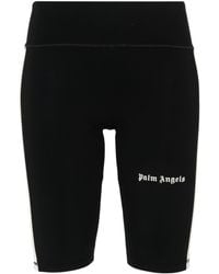 Palm Angels - Pantalones cortos Cyclist Track con logo - Lyst