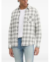 HUGO - Checked Chest-Pocket Shirt - Lyst