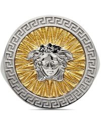 Versace - Icon Crystal-embellished Ring - Lyst
