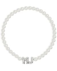 Marc Jacobs - Collier À Pendentif Logo Mj - Lyst