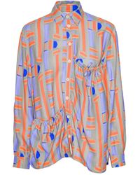 Henrik Vibskov - Geometric-Pattern Shirt - Lyst