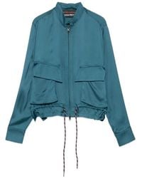 Collection Privée - Satik Drawstring Satin Jacket - Lyst