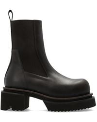 Rick Owens - 'Beatle Bogun' Leather Platform Boots - Lyst