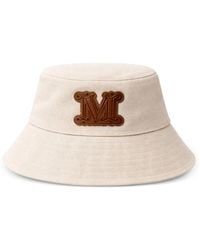 Max Mara - Logo-Appliqué Bucket Hat - Lyst