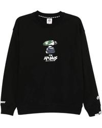 Aape By A Bathing Ape - Camo Trui Met Ronde Hals En Logo - Lyst