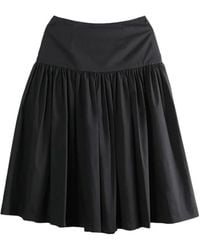 Amomento - Gathered A-Line Skirt - Lyst