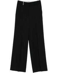 Peserico - Broek Met Wijde Pijpen - Lyst