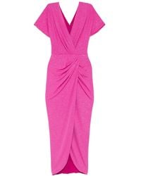 Nissa - Gathered-Detailing Dress - Lyst
